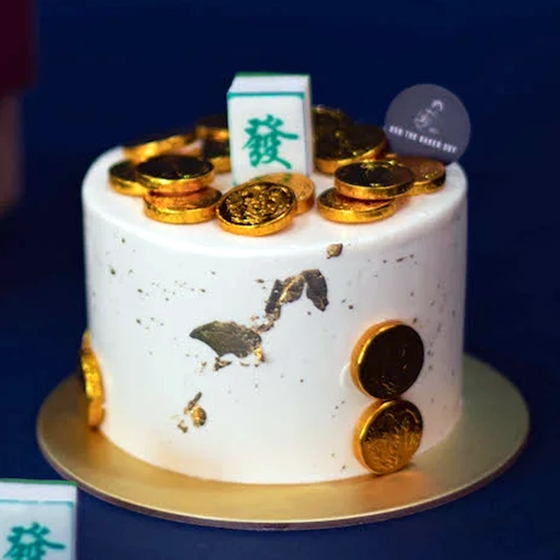 Lucky FA Fortune Mahjong Mini Cake
